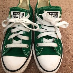 Green Low Top All Star Converse